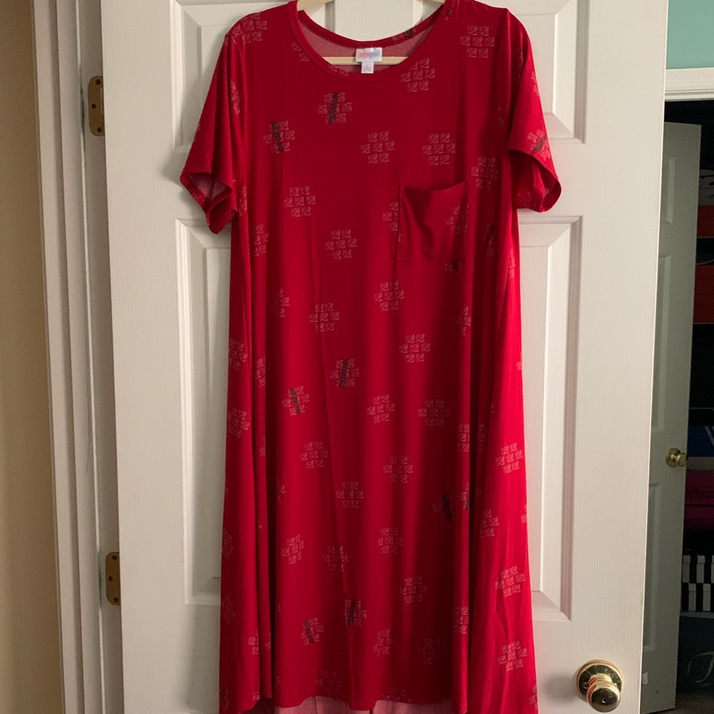 Carly high-low dress